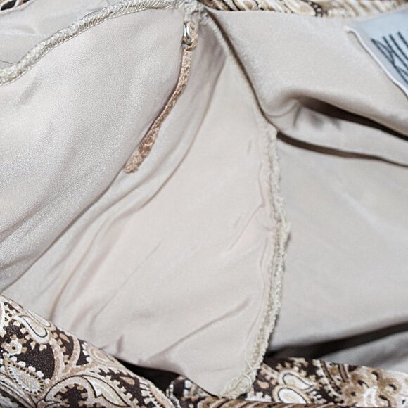 Bill Blass Vintage - 1970s Disco Satin Paisley Bomber, Studio 54, USA Union, 8 - Picture 11 of 14